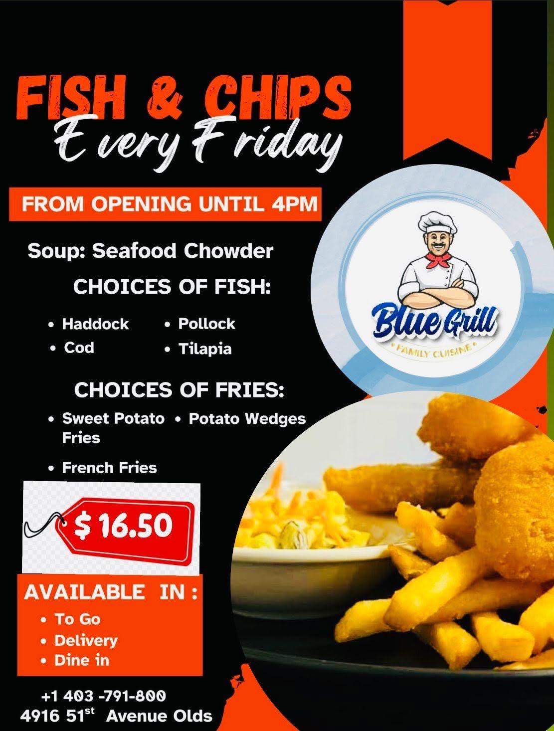 Friday Special Menu